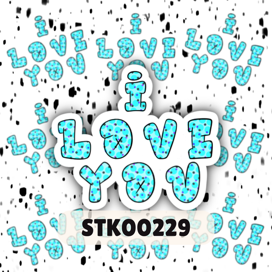 I Love You Stickers