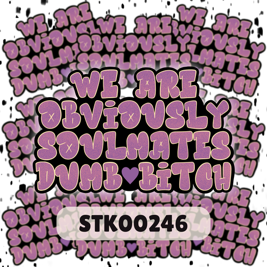 Soulmates Dummy Stickers