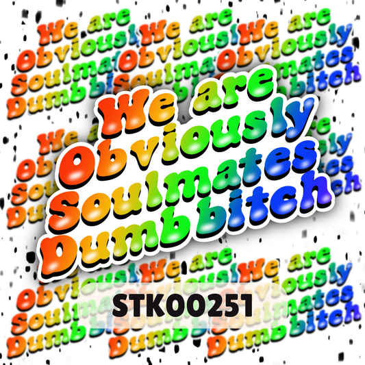 Soulmates Dummy Stickers