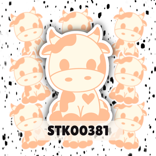 Pretty Cow Stickers