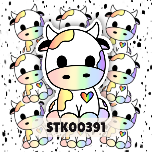 Pretty Cow Stickers