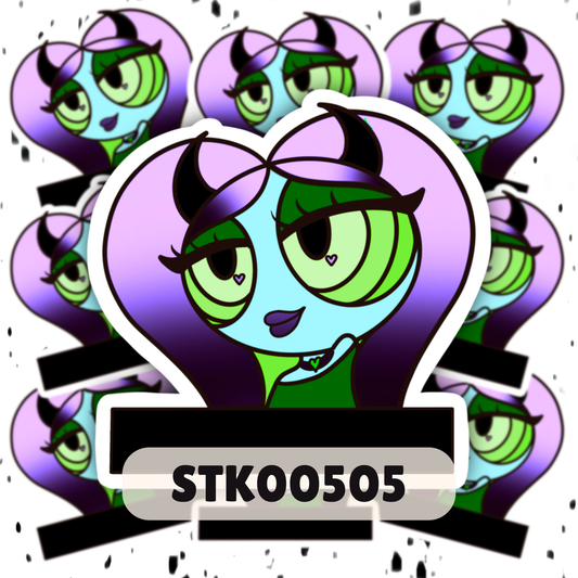 Devilish Beauty Stickers ~ Halloween Collection