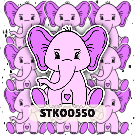 Pretty Elephant Stickers