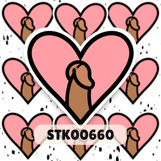 I Love Dihh Stickers