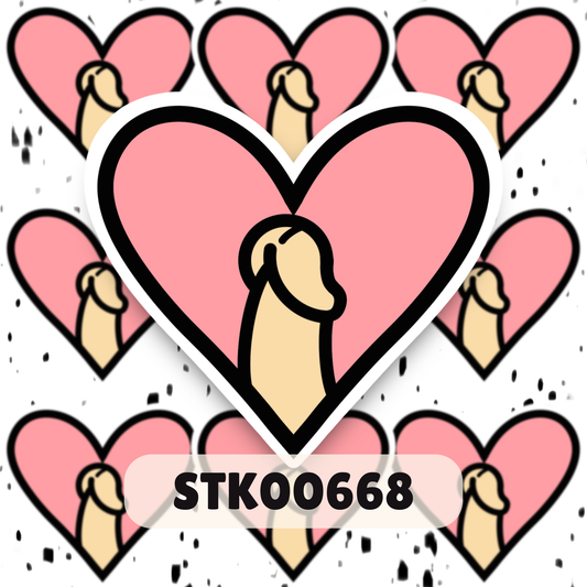 I love Dihh Stickers