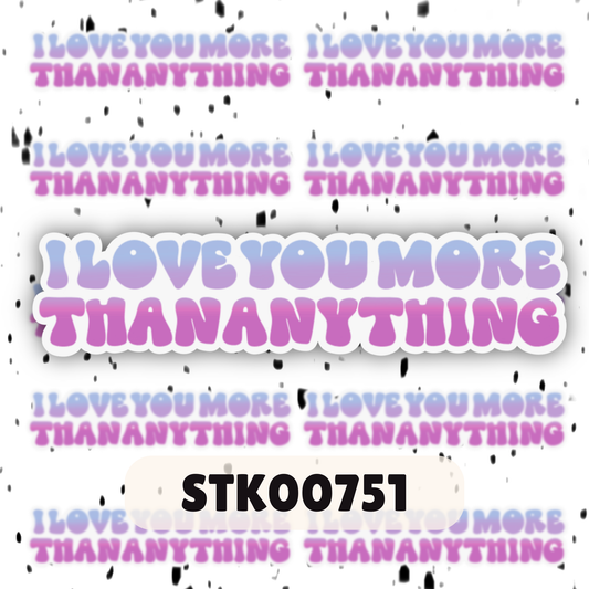 I Love You Stickers