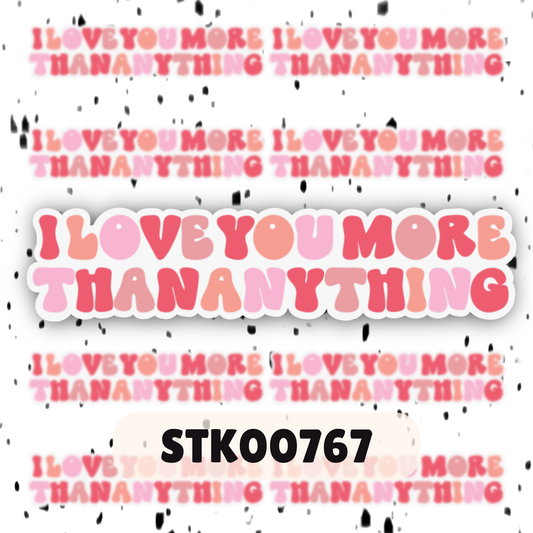 I Love You Stickers