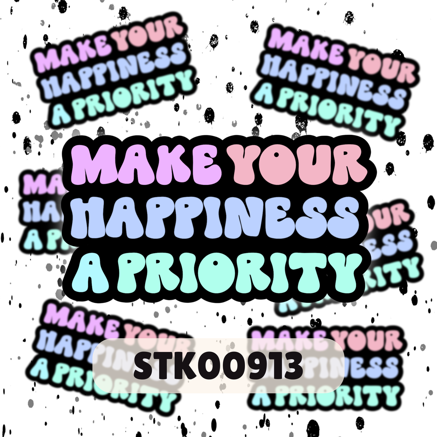 Happiness Matters Stickers