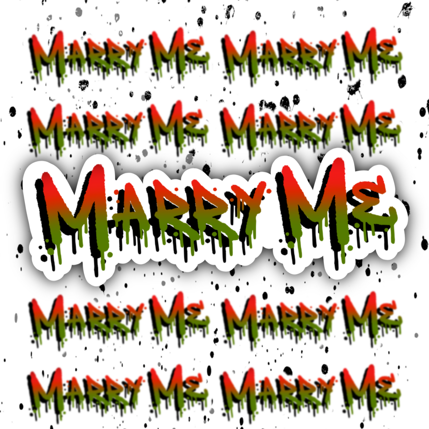 Marry Me Sticker