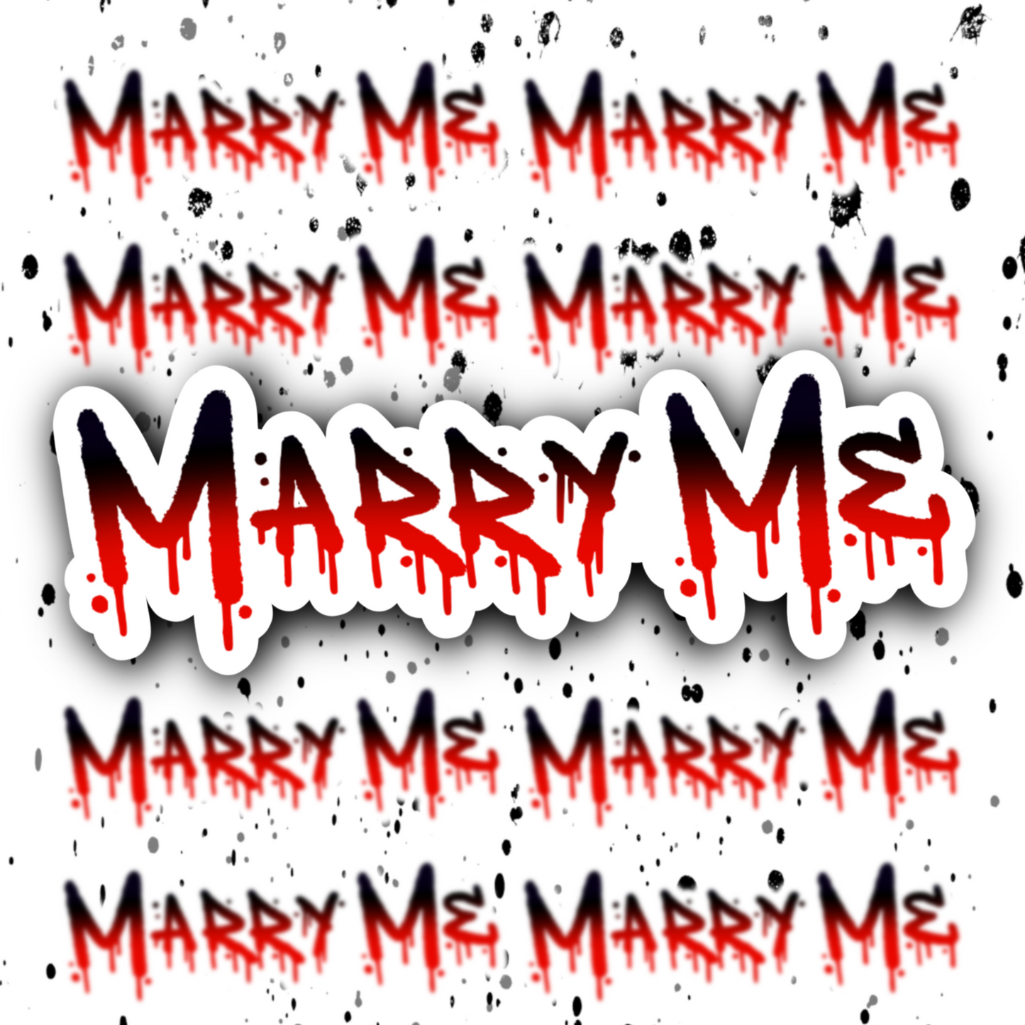 Marry Me Sticker