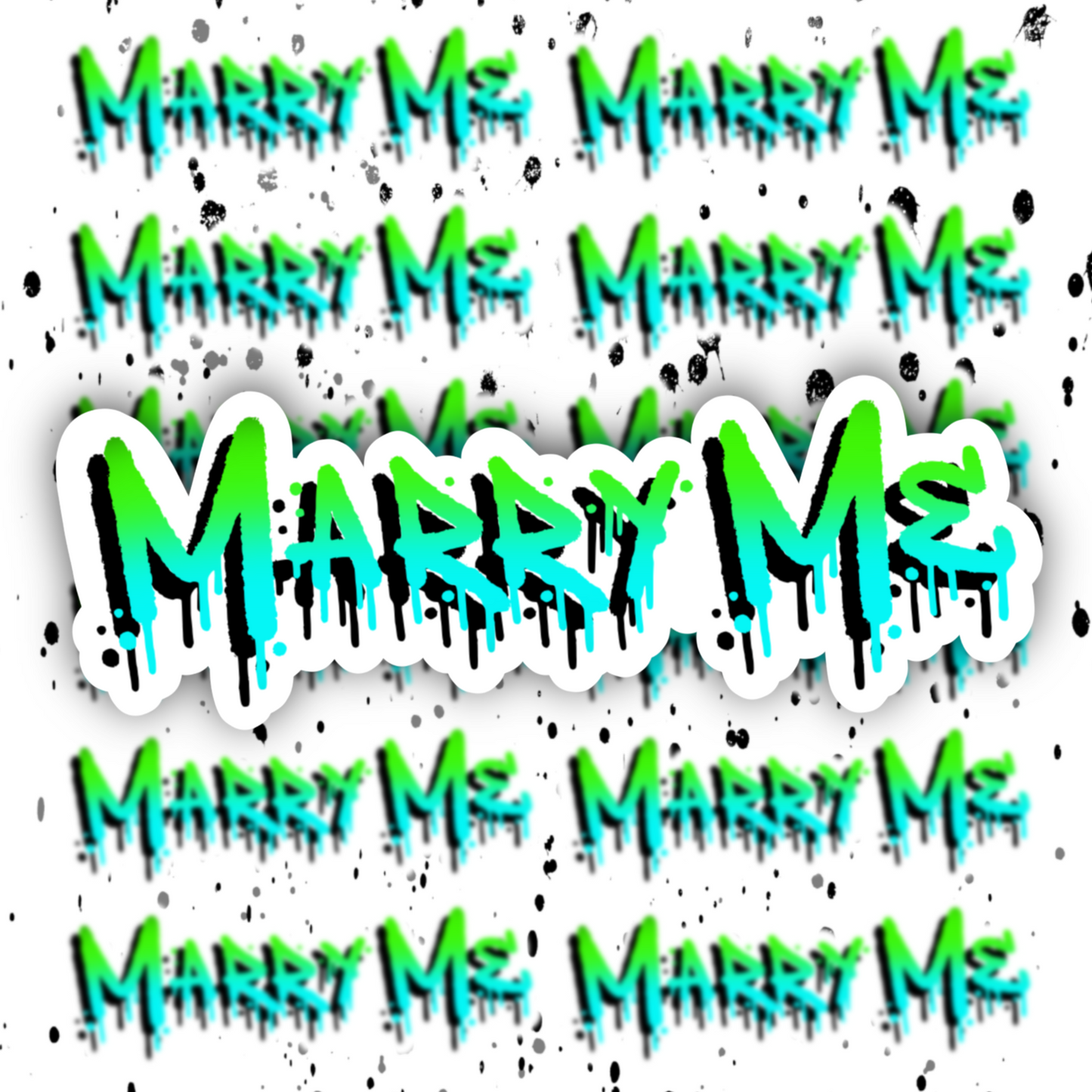 Marry Me Sticker