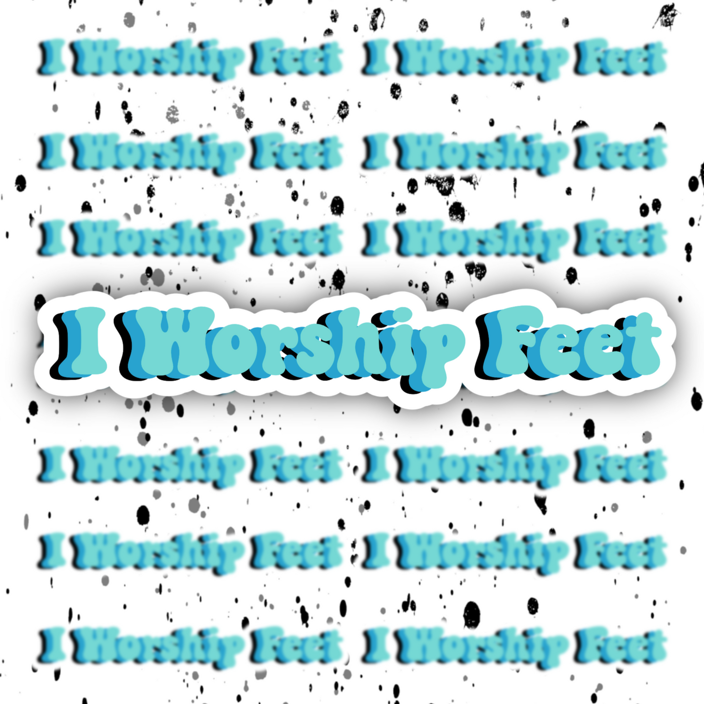 Feet Worship Sticker