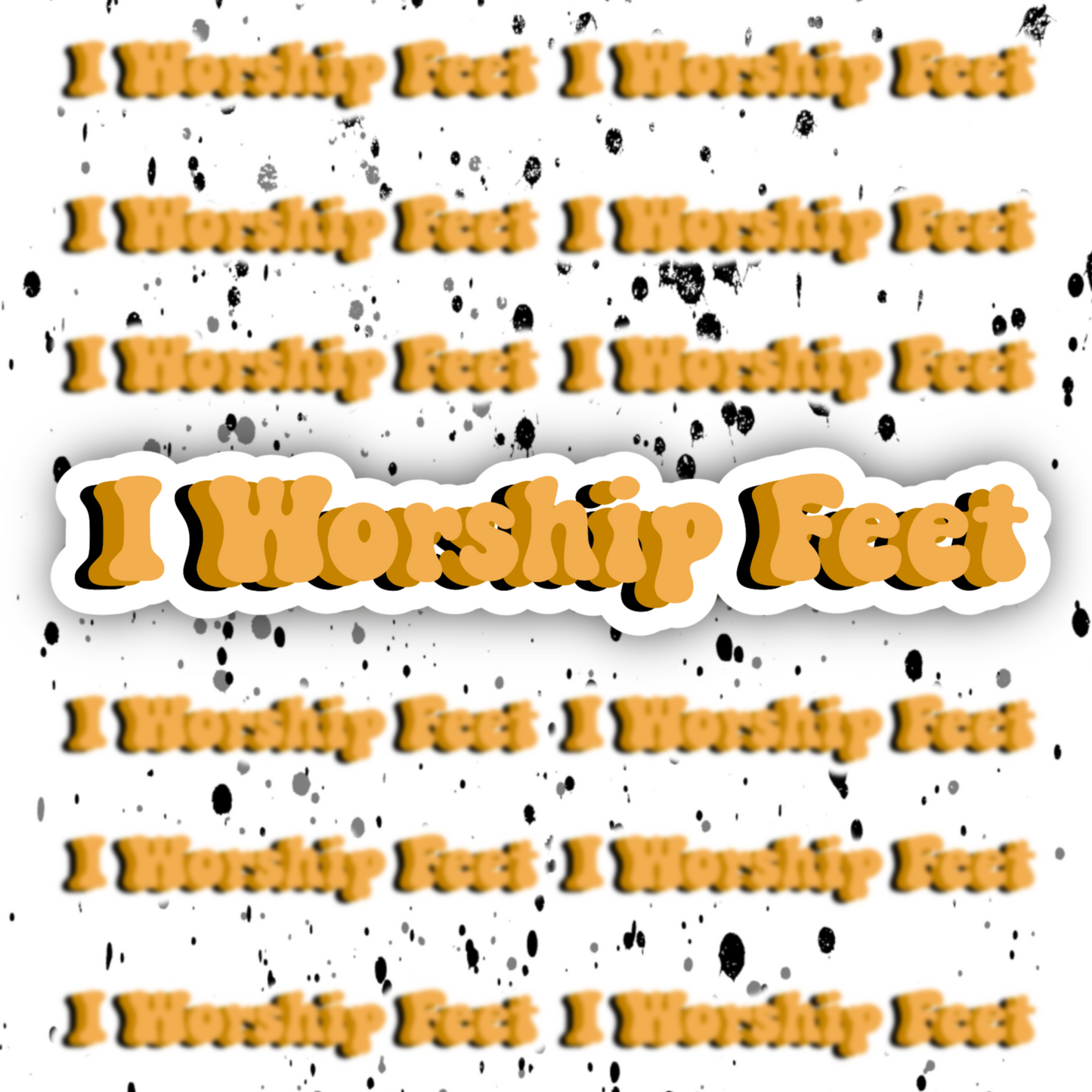 Feet Worship Sticker