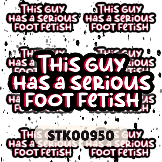 Foot Fetish Stickers