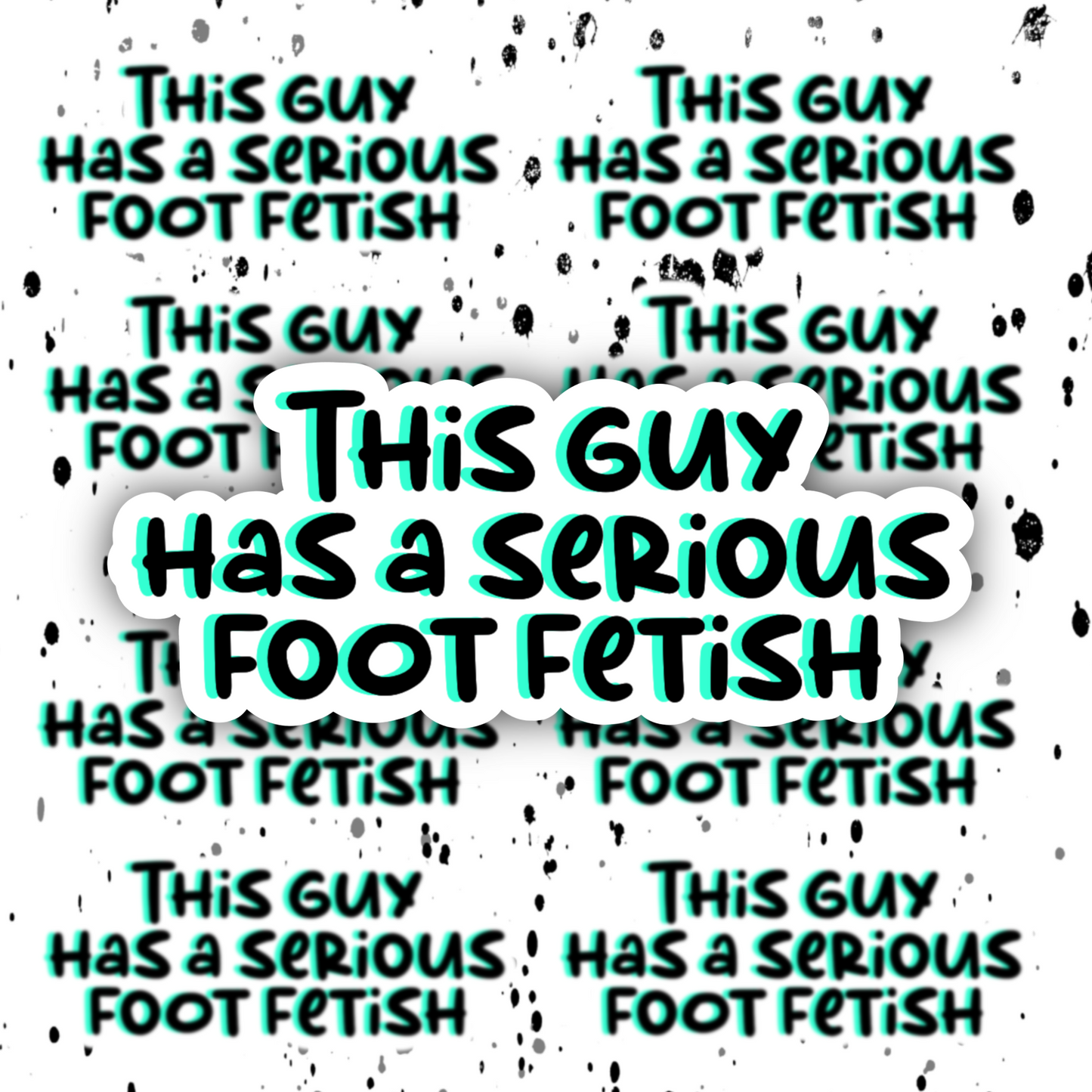 Footfetish Sticker
