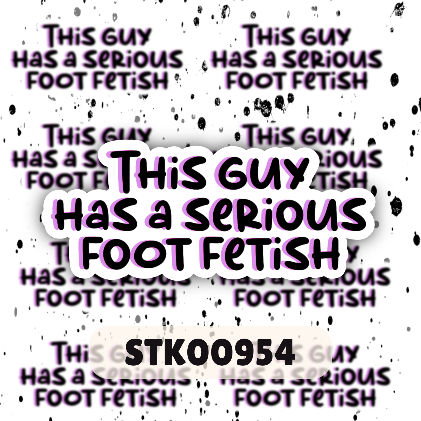 Foot Fetish Stickers