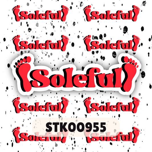 Soleful Foot Fetish Stickers