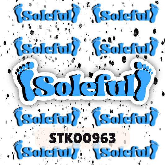 Soleful Foot Fetish Stickers
