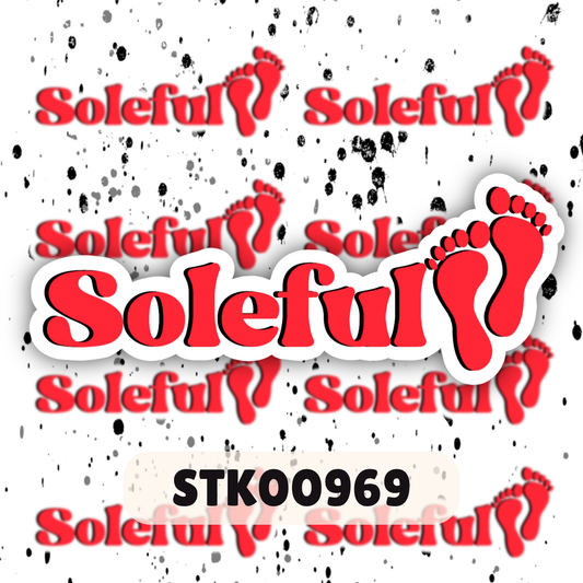Soleful Foot Fetish Stickers