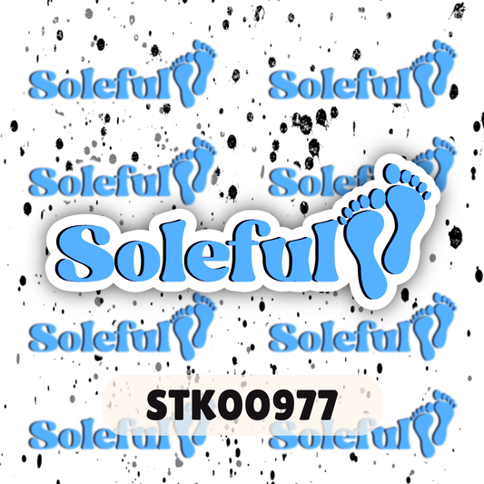 Soleful Foot Fetish Stickers