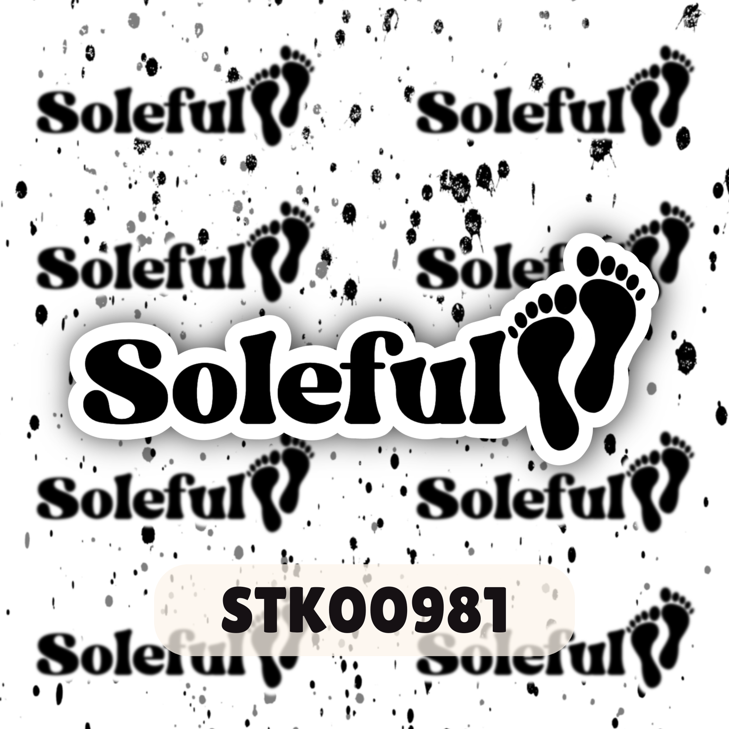 Soleful Foot Fetish Stickers