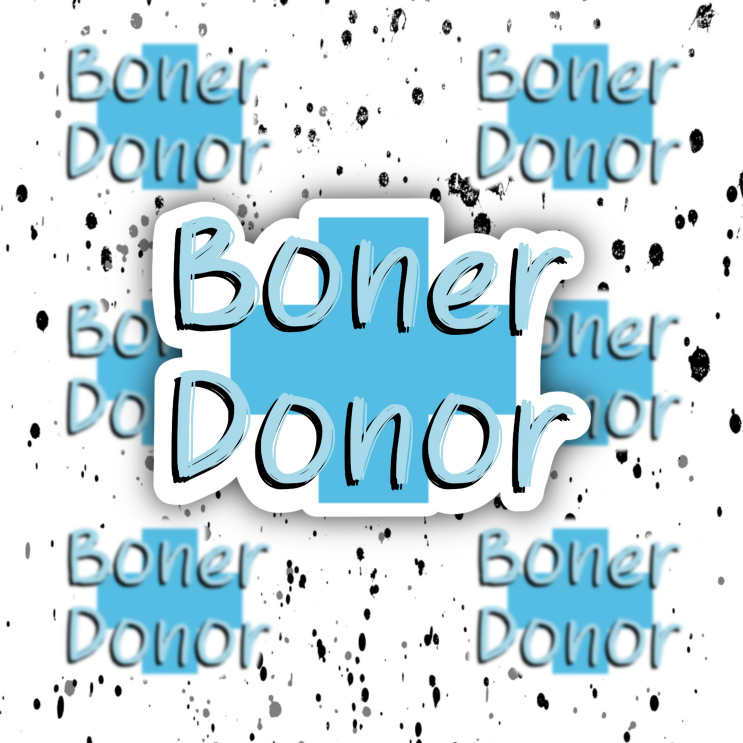 Boner Donor Sticker