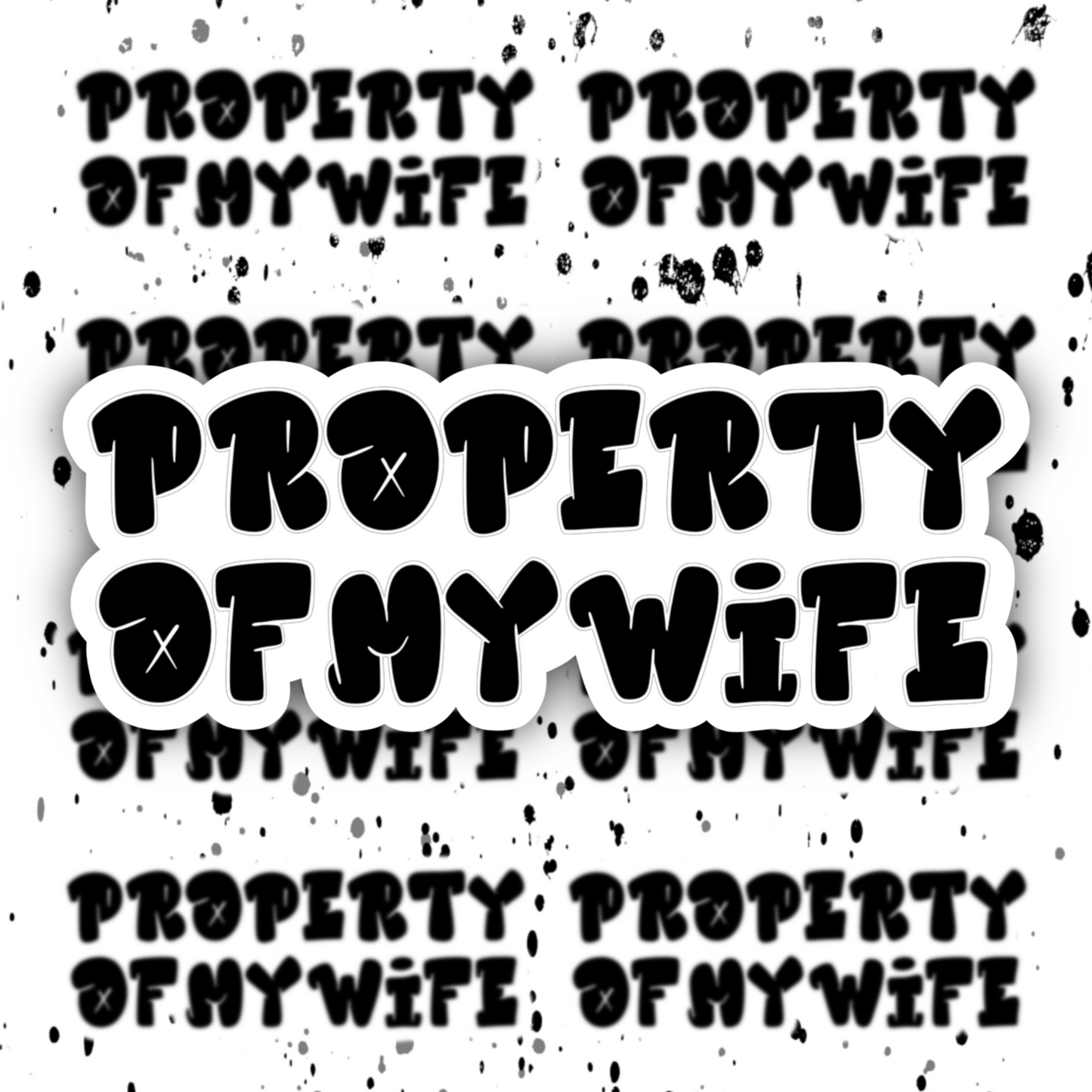 P.O Wife Sticker