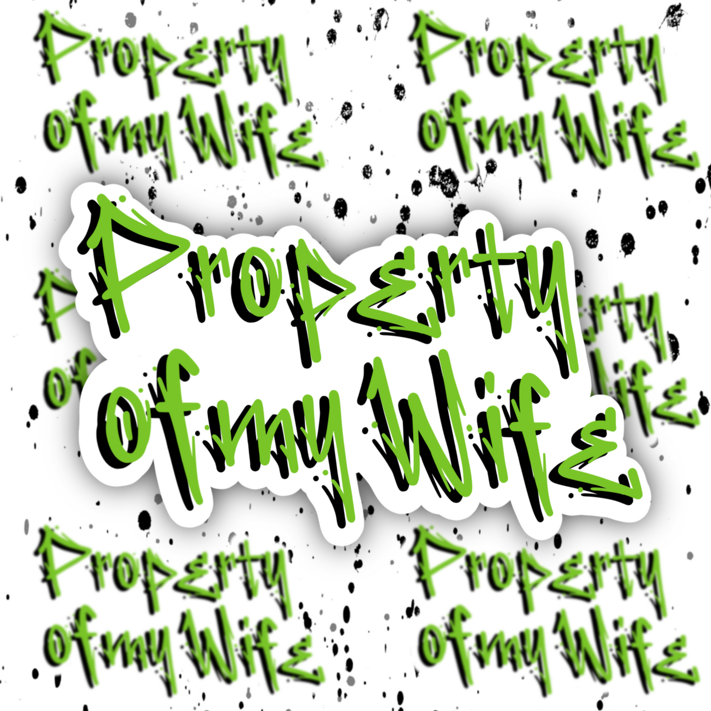 P.O Wife Sticker