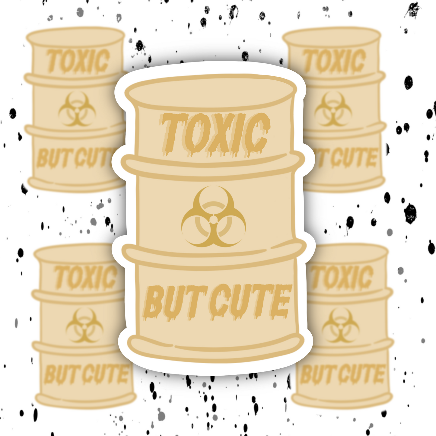 Toxic But Cute Sticker