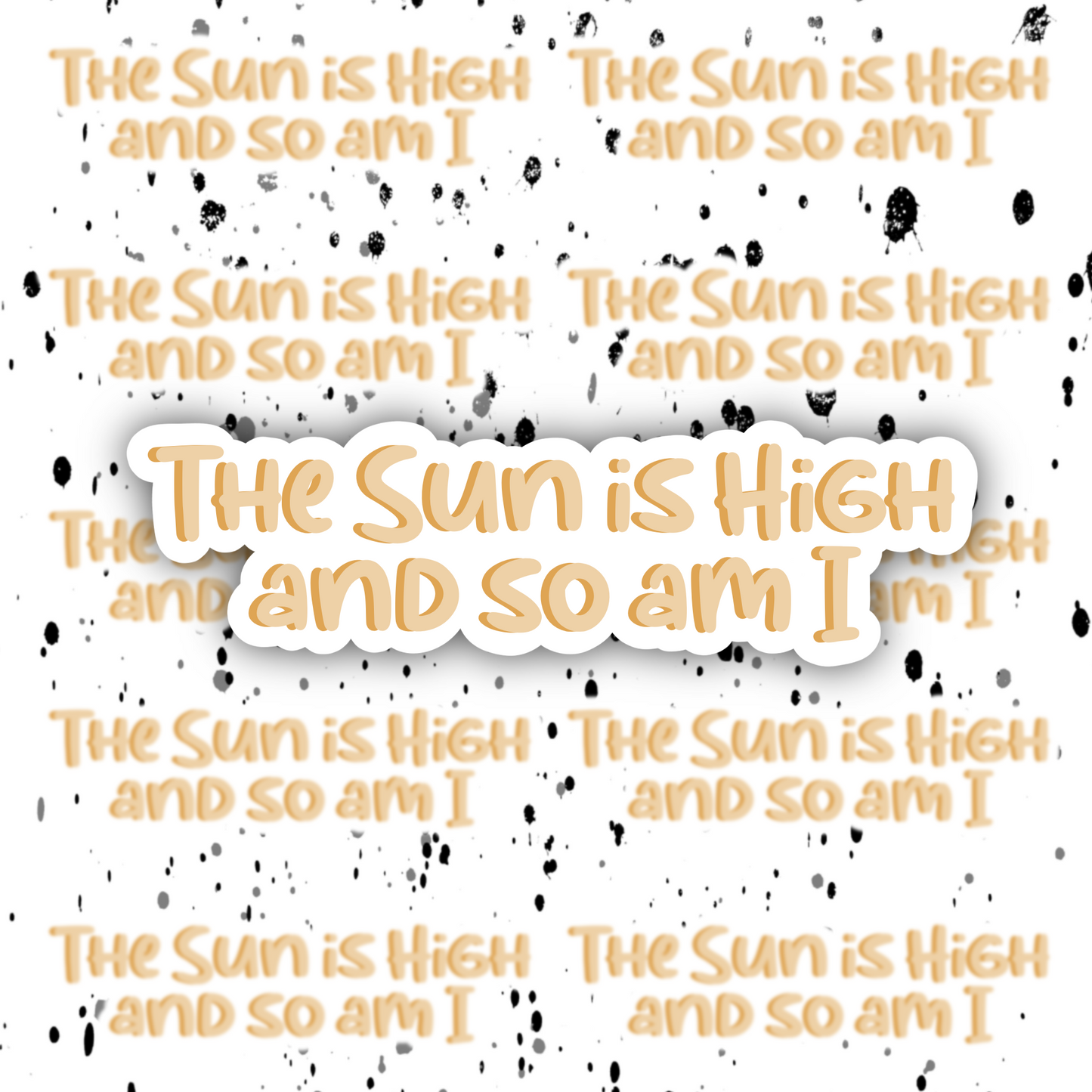 High Sun Sticker