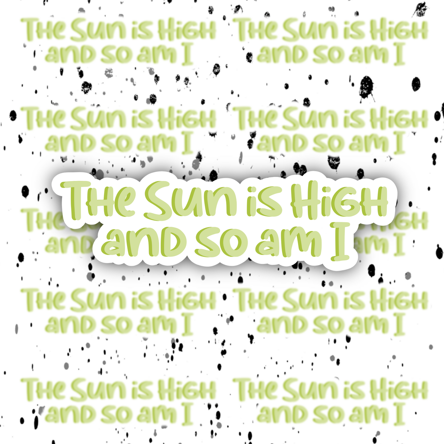 High Sun Sticker