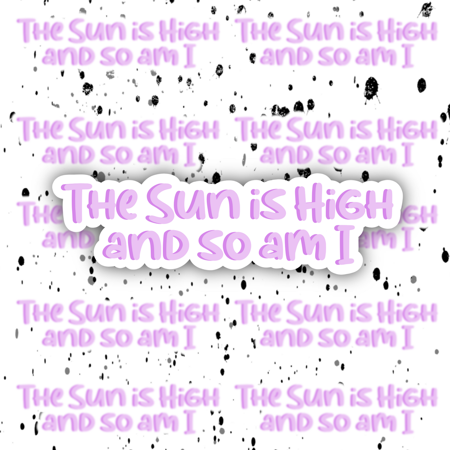 High Sun Sticker