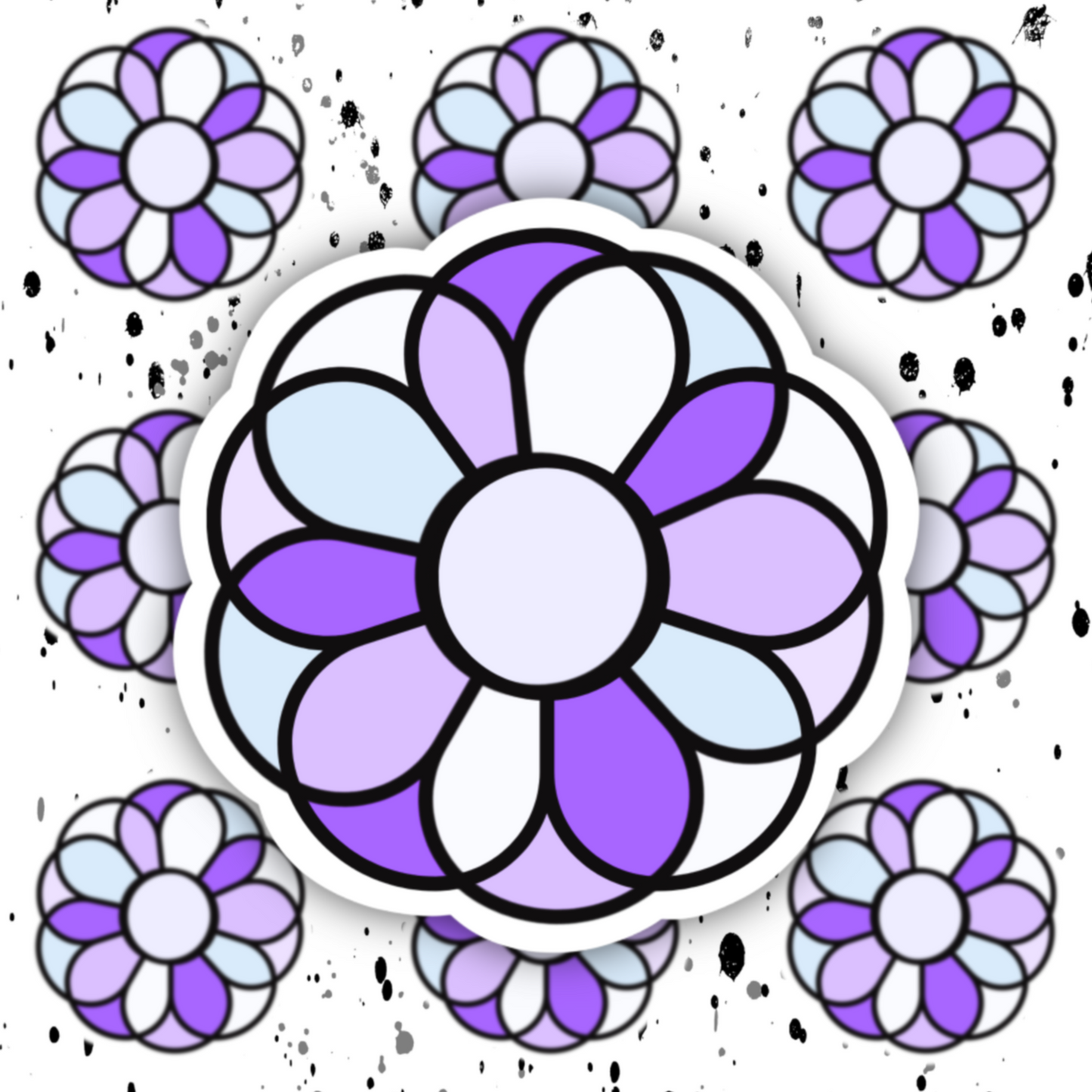 Flower Sticker