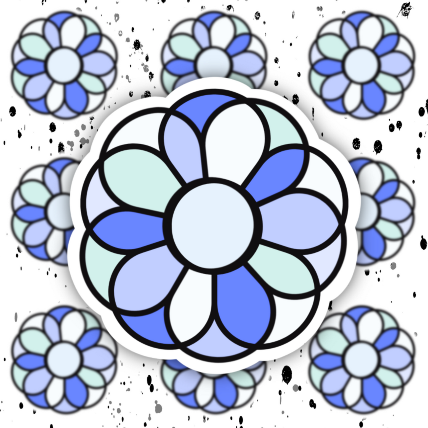 Flower Sticker
