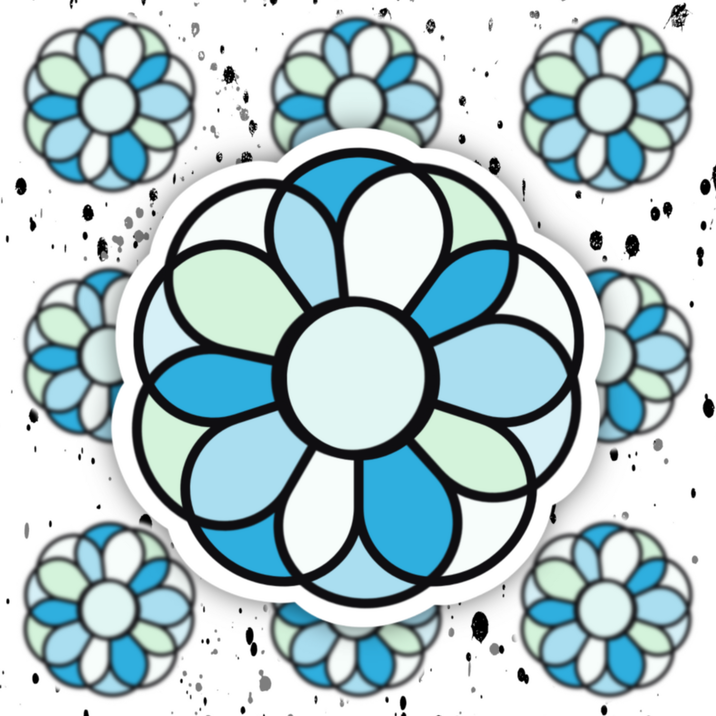 Flower Sticker