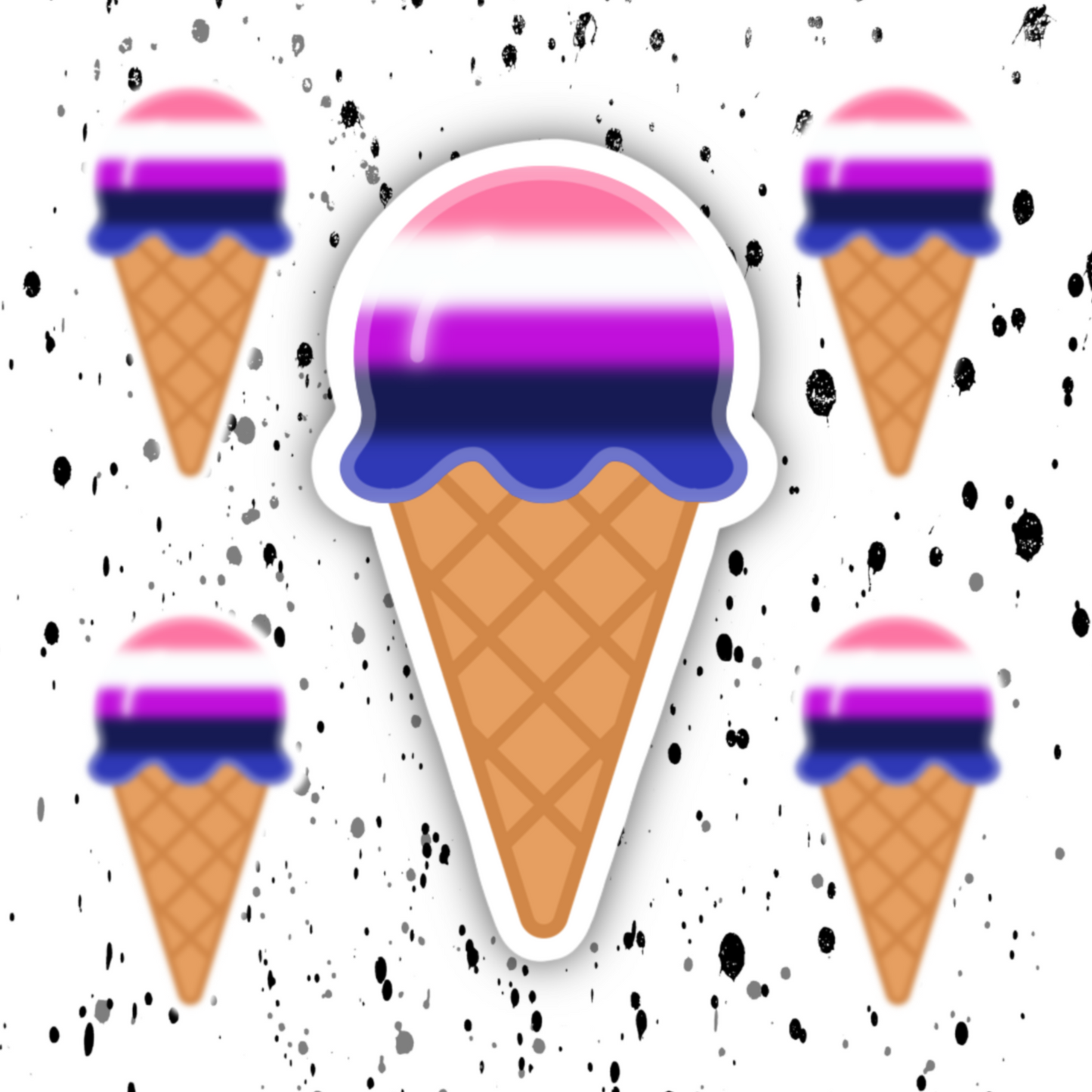 Ice Cream Sticker