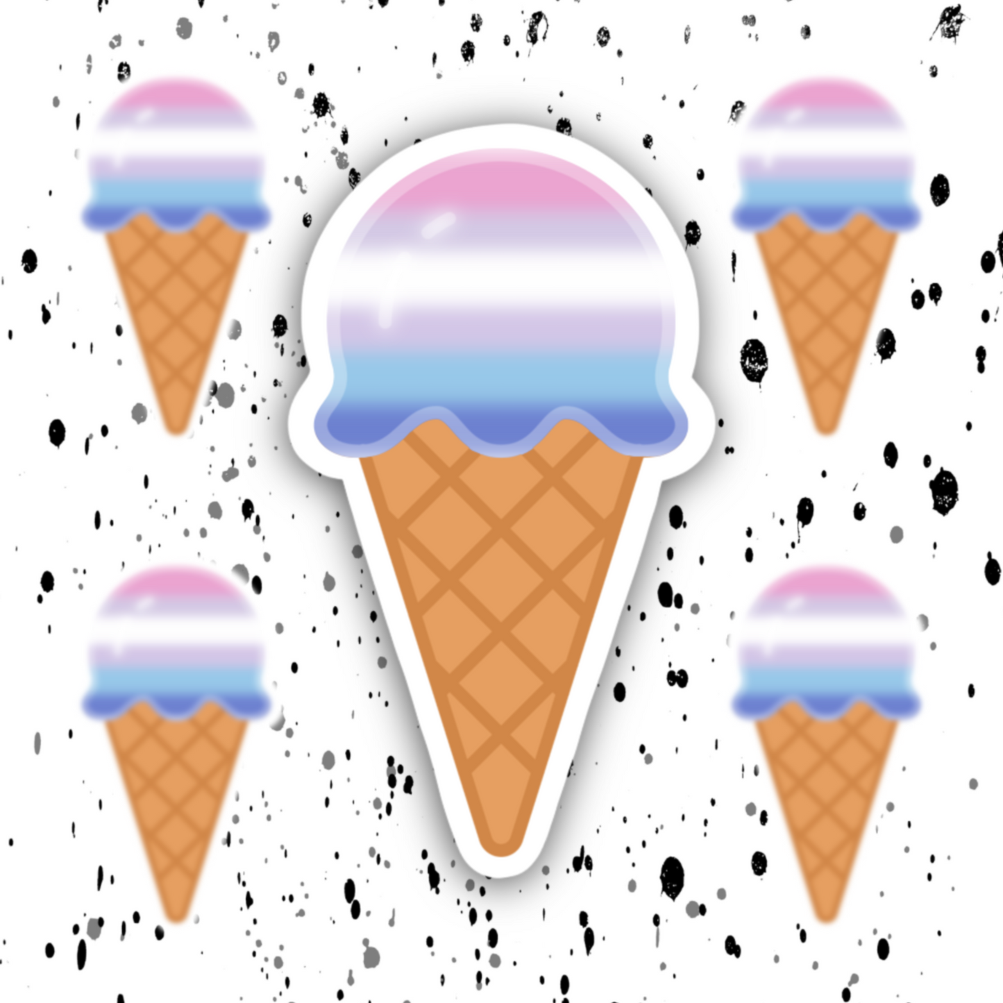 Ice Cream Sticker