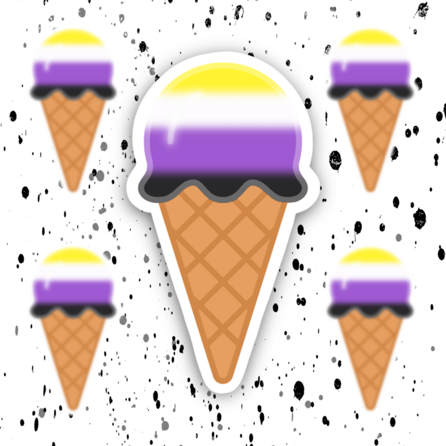 Ice Cream Sticker