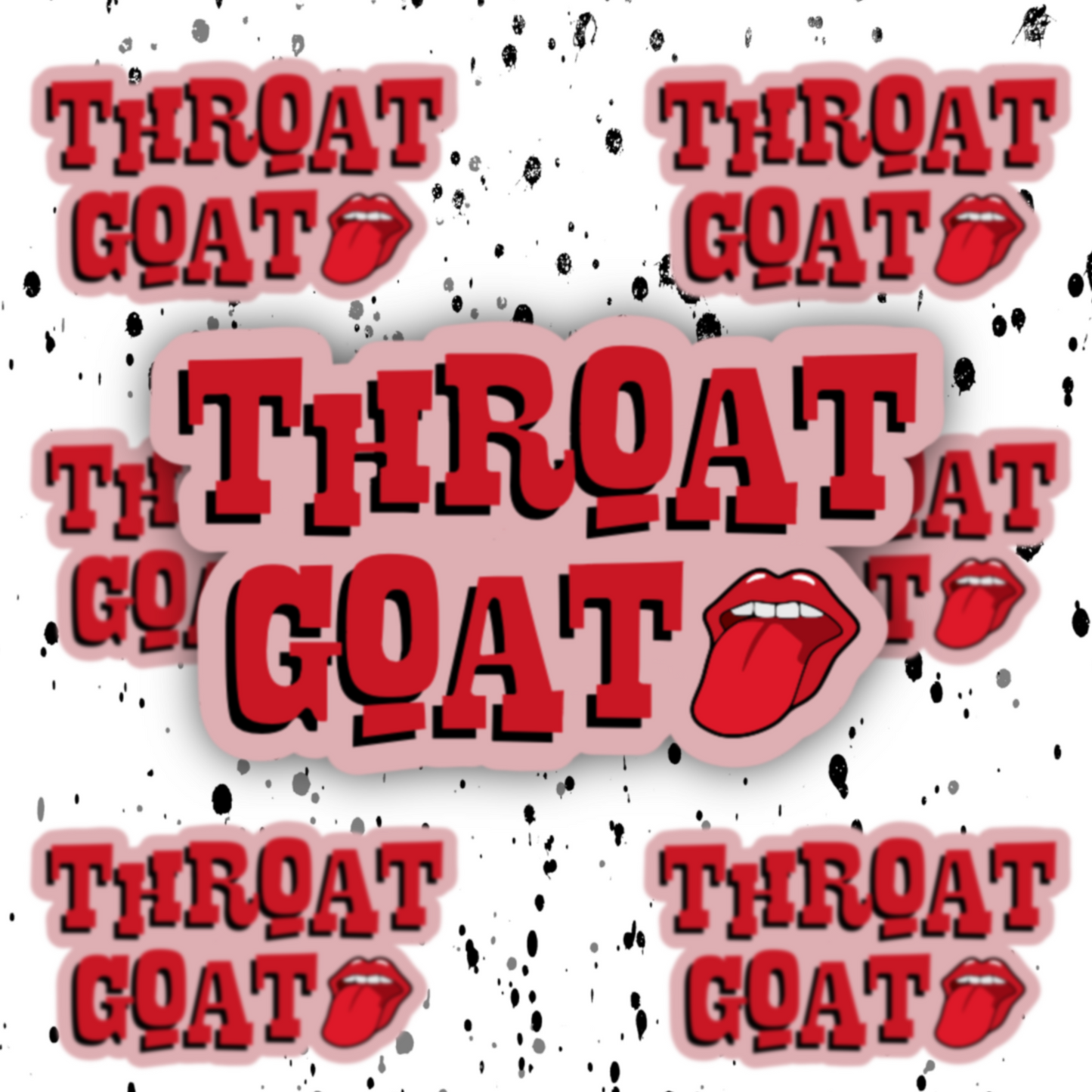Throat Goat Sticker