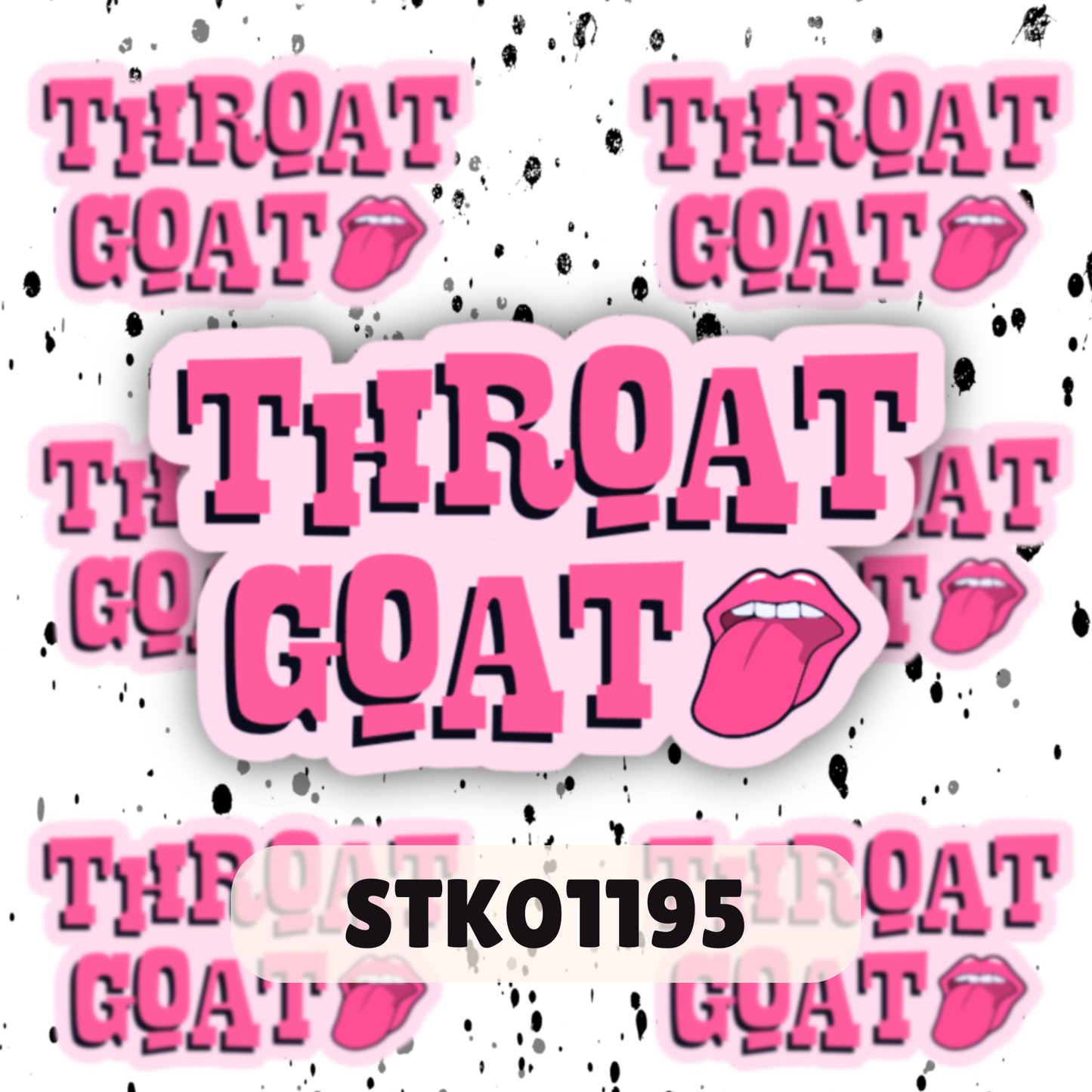 Throat Goat Stickers