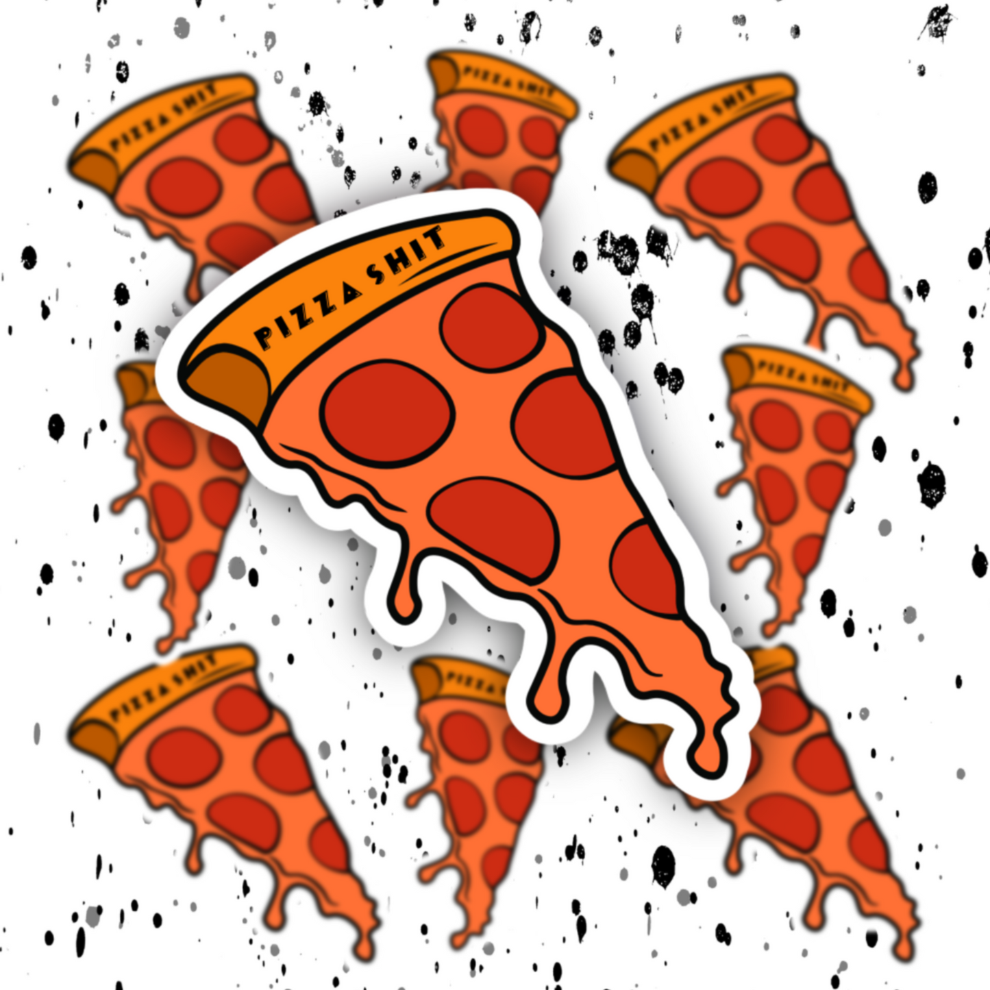 Pizza Shit Sticker