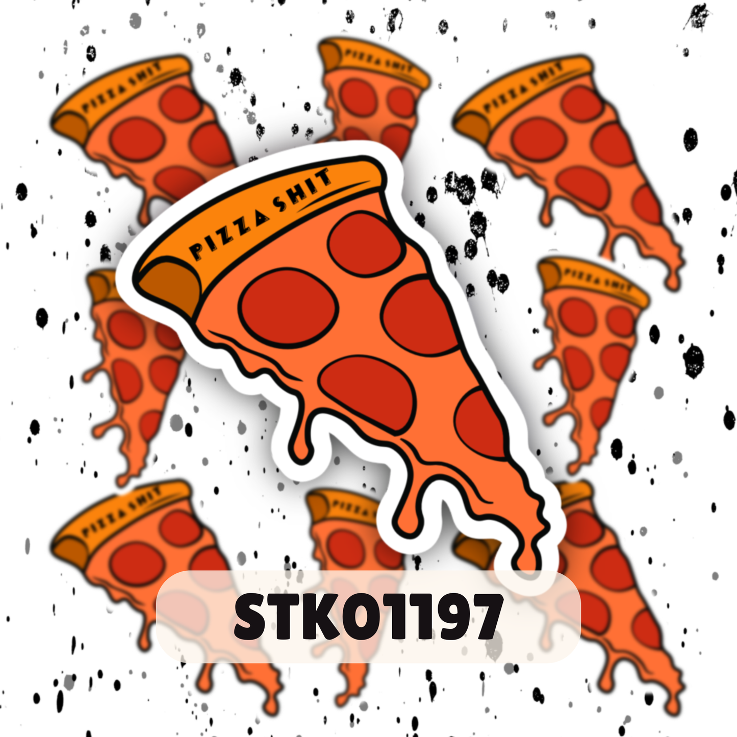 Pizza Shit Stickers