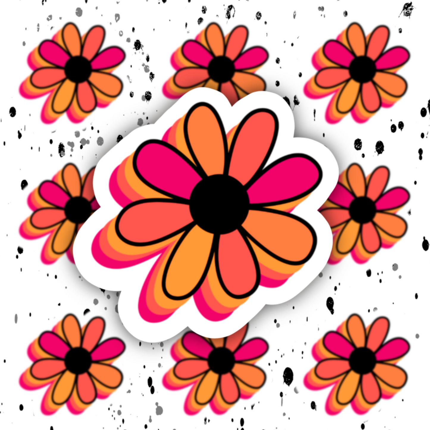 Flower Sticker