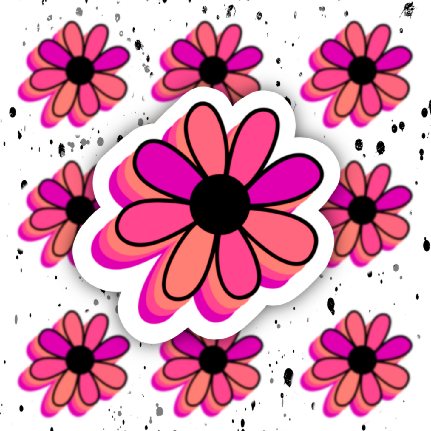 Flower Sticker