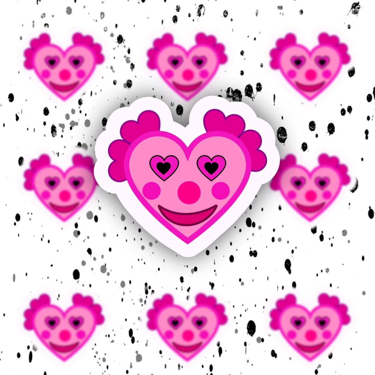 Clown Sticker