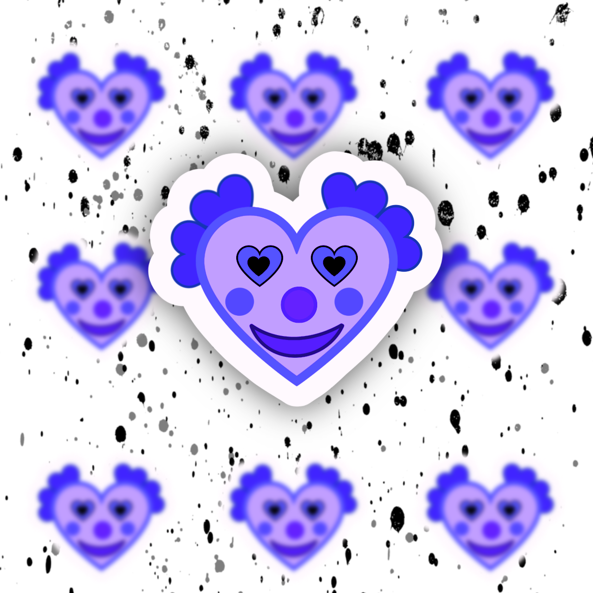 Clown Sticker