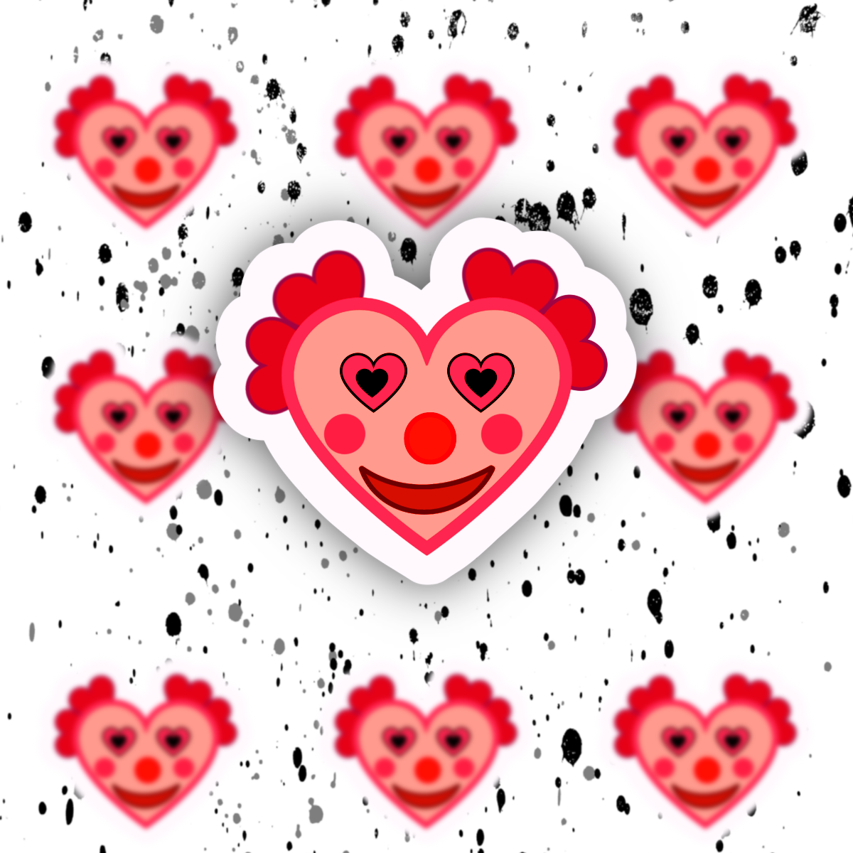 Clown Sticker