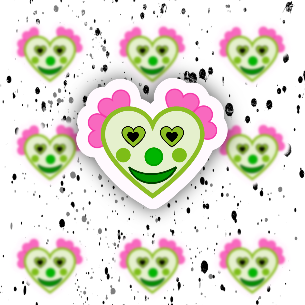 Clown Sticker
