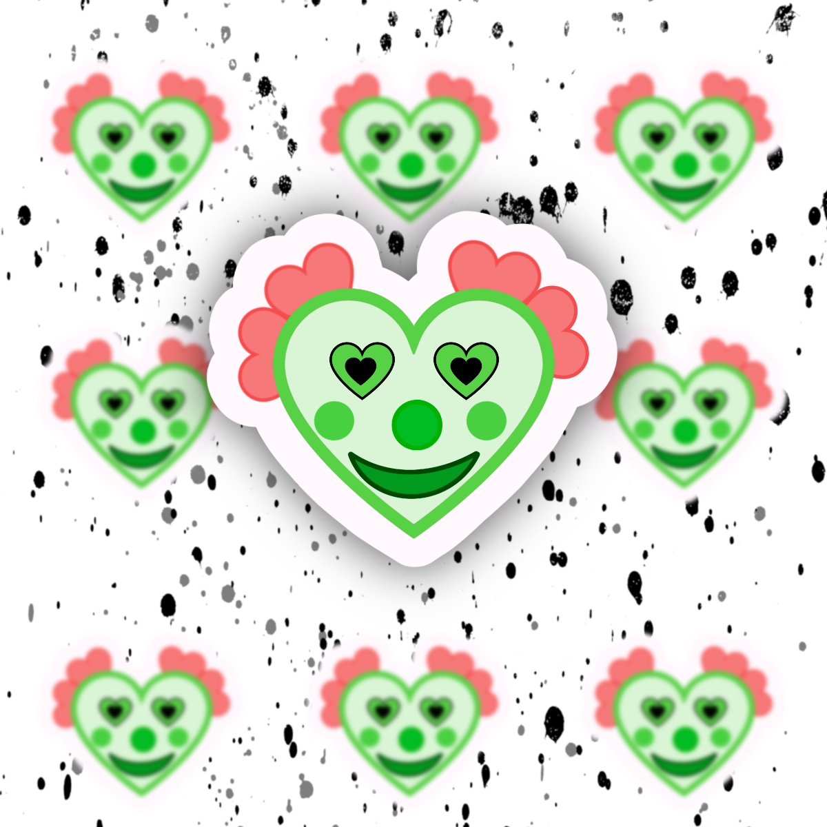 Clown Sticker