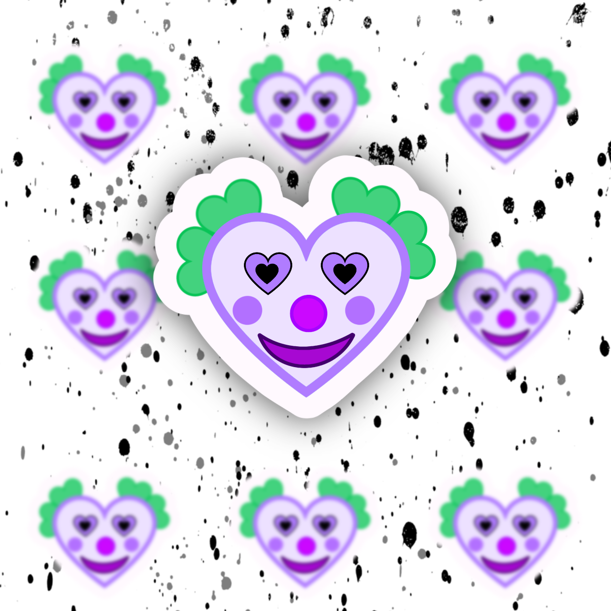 Clown Sticker